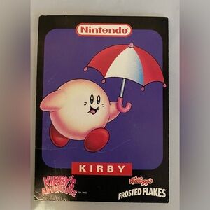 Vintage Nintendo Kirby Adventure Card